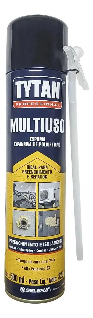 Espuma Expansiva Tytan Profissional de 500ml Com Aplicador