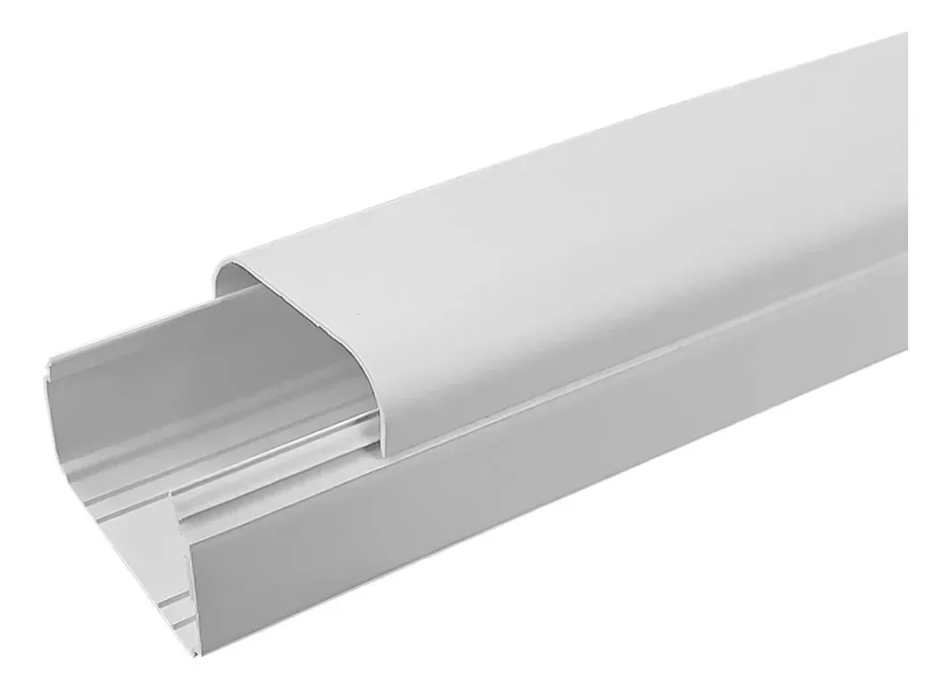 Canaleta Guarnição para Split de PVC 60mm – 2 Metros