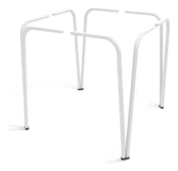 Base Para Mesa De Jantar Amur M046 Crome Kappesberg Wt Branco