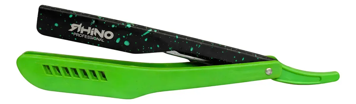 Porta-navalhas de barbeiro profissional Rhino Green