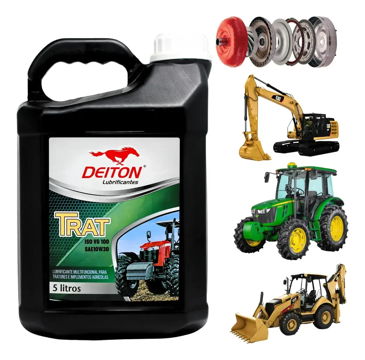 Óleo Trator Maquina Agrícola Conversor Torque 10w30 Isovg100