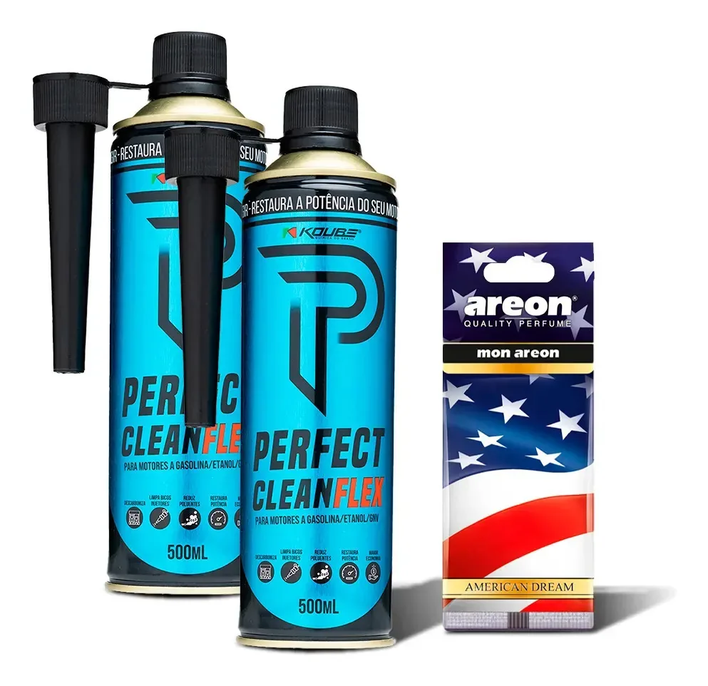 Kit 2 Perfect Clean Motores Flex / Gasolina /álcool +