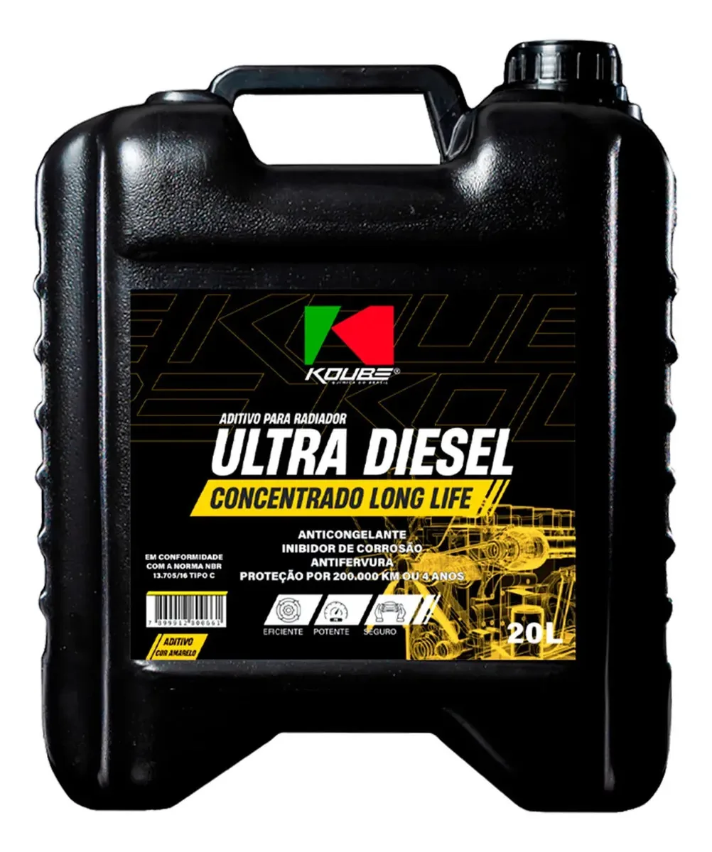 Aditivo Ultra Diesel Concentrado Amarelo 20l Koube