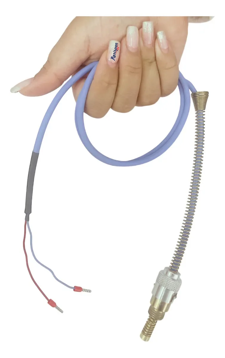 Sensor Termopar Tipo J Industrial 6mm Cabo Silicone 100 Cm
