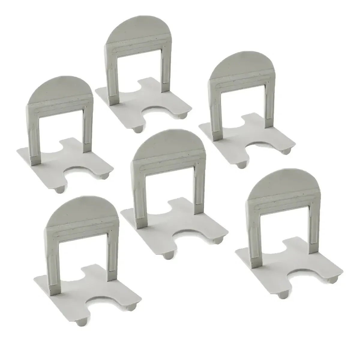 Nivelador De Pisos Porcelanato 100 Un 1,5mm Clip Pop Piso Branco