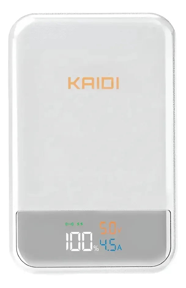 Power Bank Magnético 1000 Mah Magsafe Kaidi Kd-998 Branco