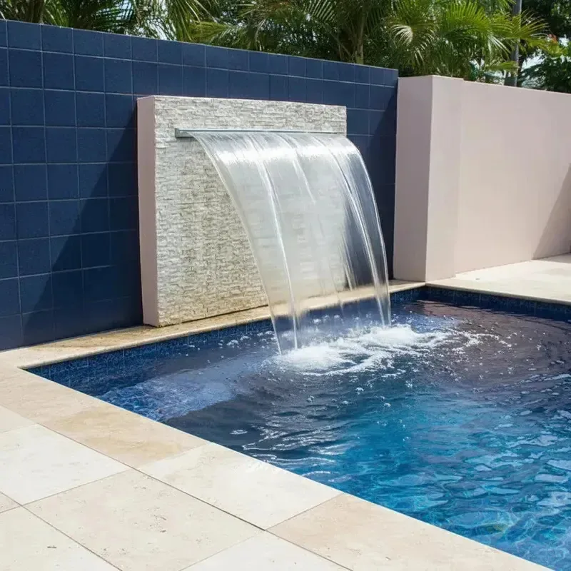 Cascata Embutir Alvenaria Inox Premium Com Engate Soft 60cm