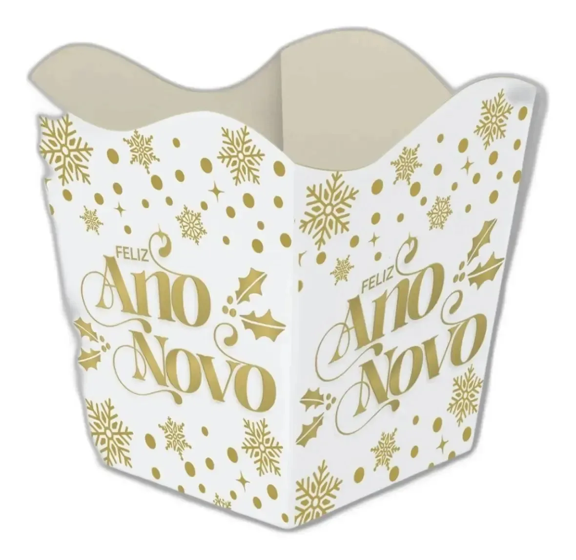 Kit 4 Cachepôs Personalizado Ano Decoração De Mesa Top