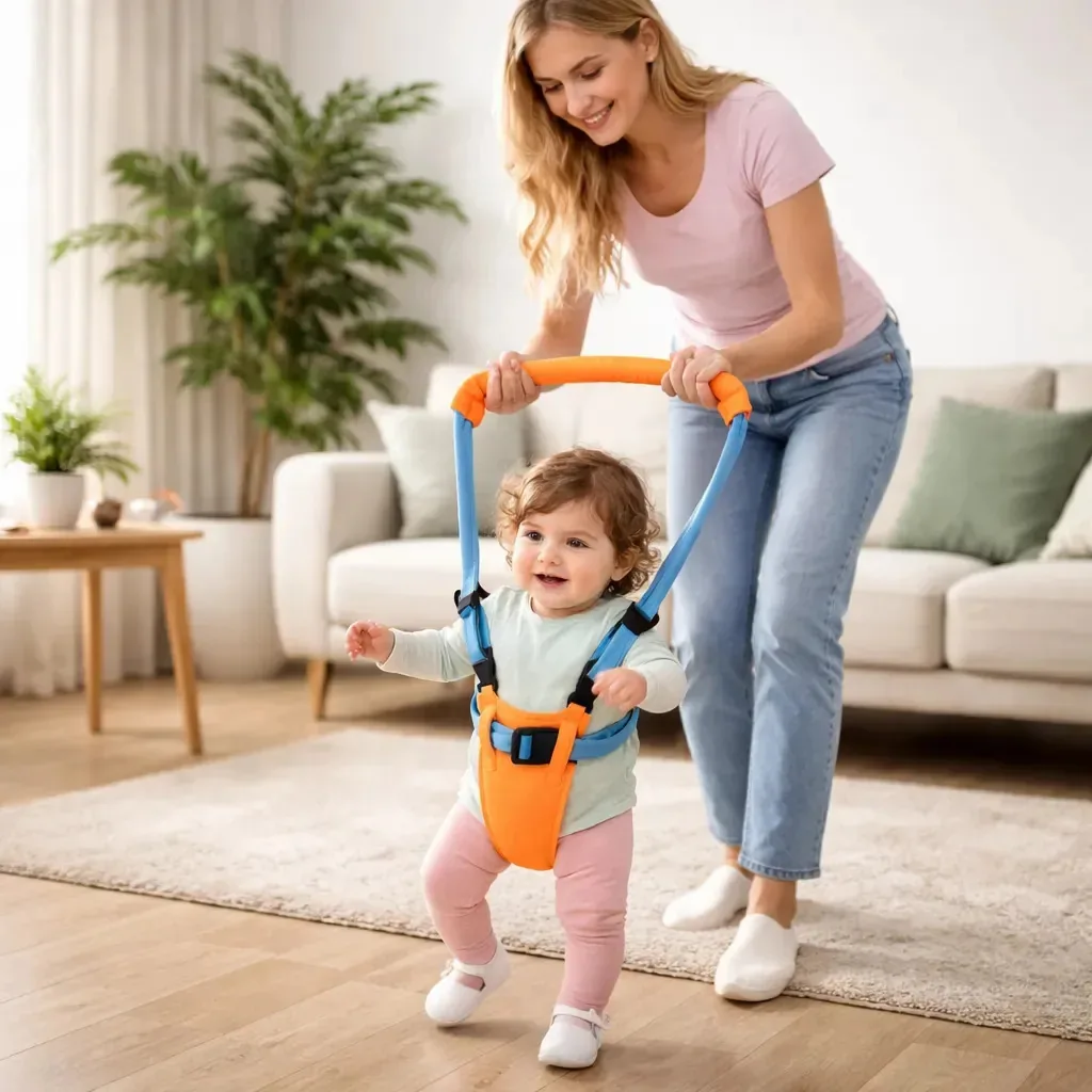 Andador Portatil Manual Suspenso Bebê Menino Menina Elevação