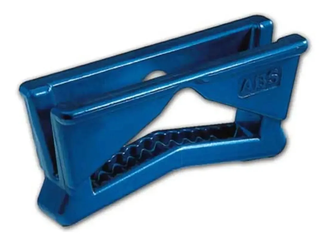 Freio Abs Auto Blocante Descensor Leal Epi Escalada Rapel Azul