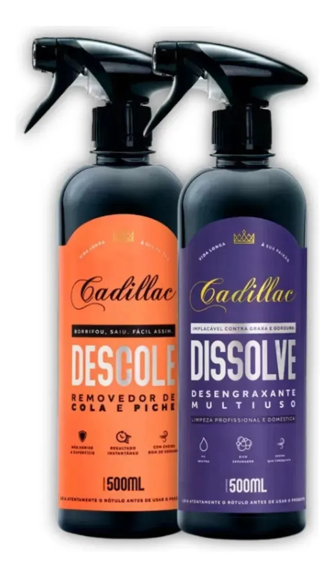 Descole Dissolve Desengraxante Removedor Cola 500ml Cadillac
