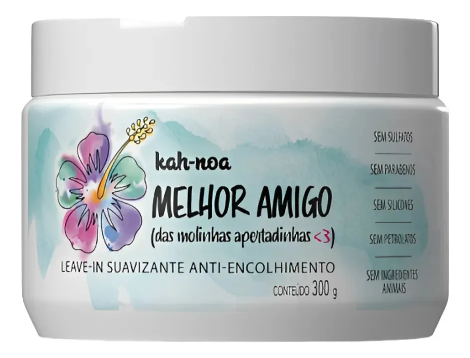 Leave-in Suavizante Anti Encolhimento Melhor Amigo | Kah-noa