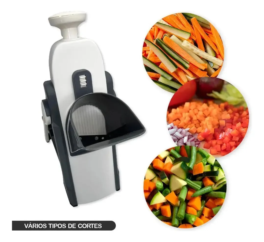 Cortador Fatiador Multifuncional Legumes Salada Vegetais