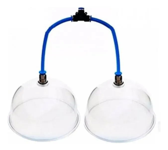 Kit De Ventosas Salus Pump Up Para Glúteos Com 19cm