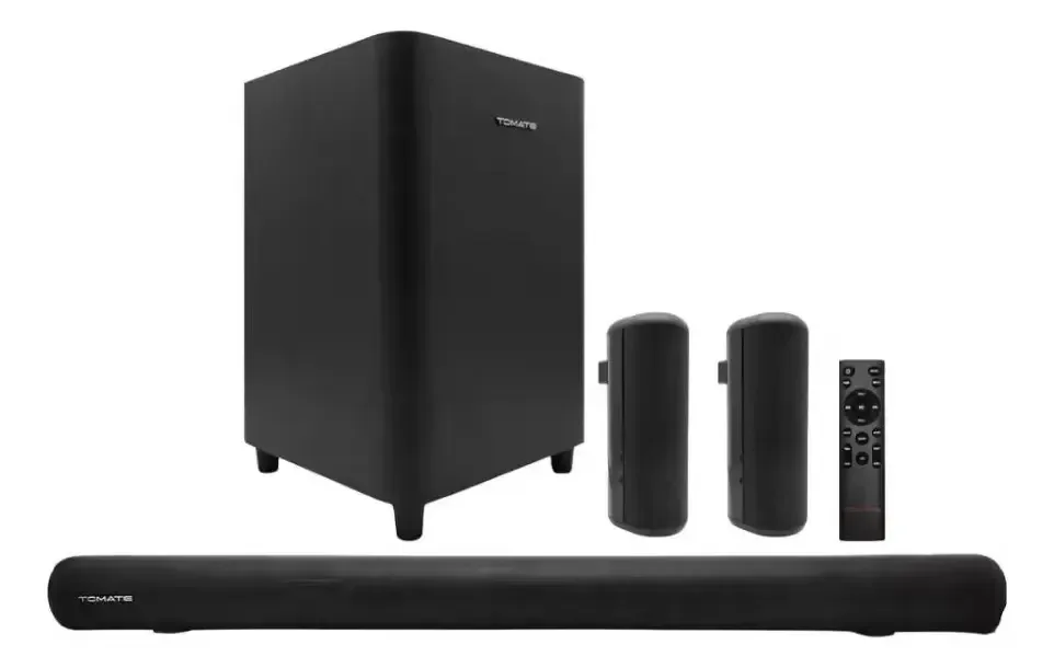 Soundbar Tomate 280w Caixa De Som Home Theater Usb Aux