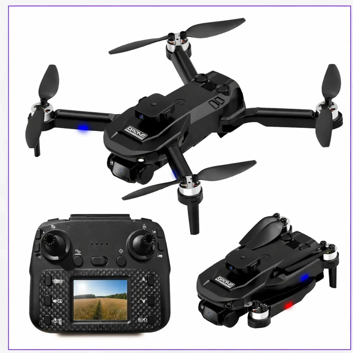 Drone W27HW Unilis Com Câmera HD Dobrável e Controle Remoto