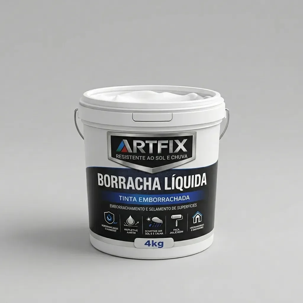 Tinta Borracha Líquida 4kg Proteção E Cobertura Cinza Acetinado