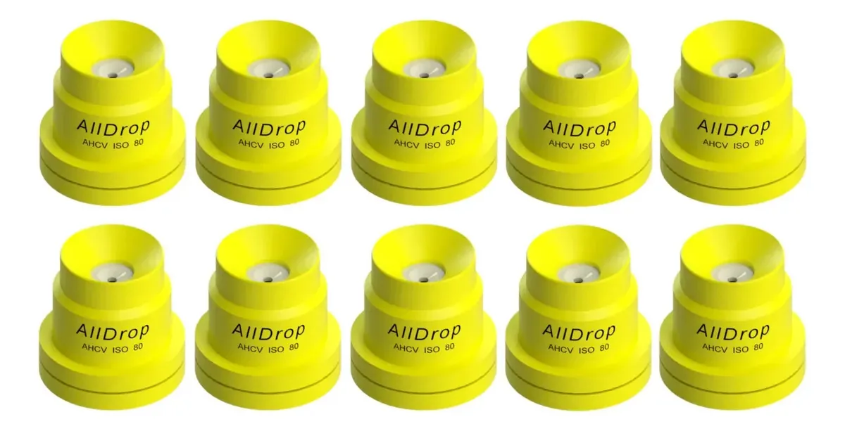Kit 10 Bico Cone Vazio Pulverização Defensivo Delrin Khcv Cor Amarelo