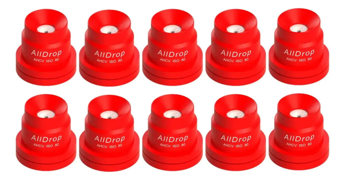 Kit 10 Bico Cone Vazio Pulverização Defensivo Delrin Khcv Cor Vermelho