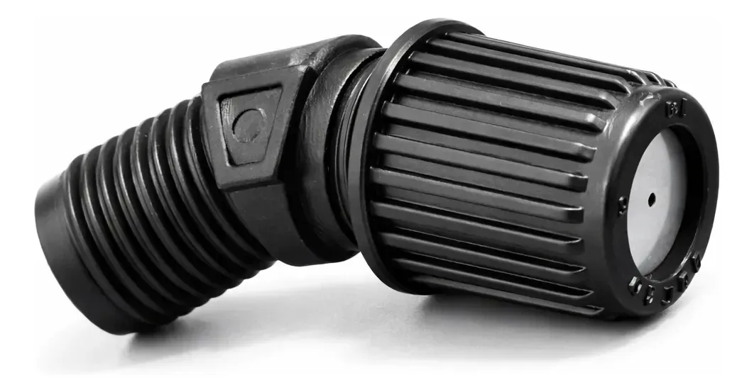 Bico Jd 12 + Junta Cônica Regulável Completo P/ Pulverização Preto