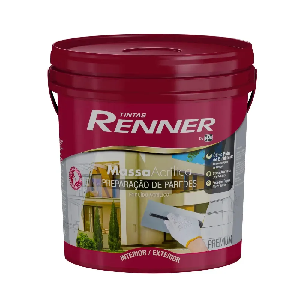 Massa Acrílica Galão 5KG 4686 Renner