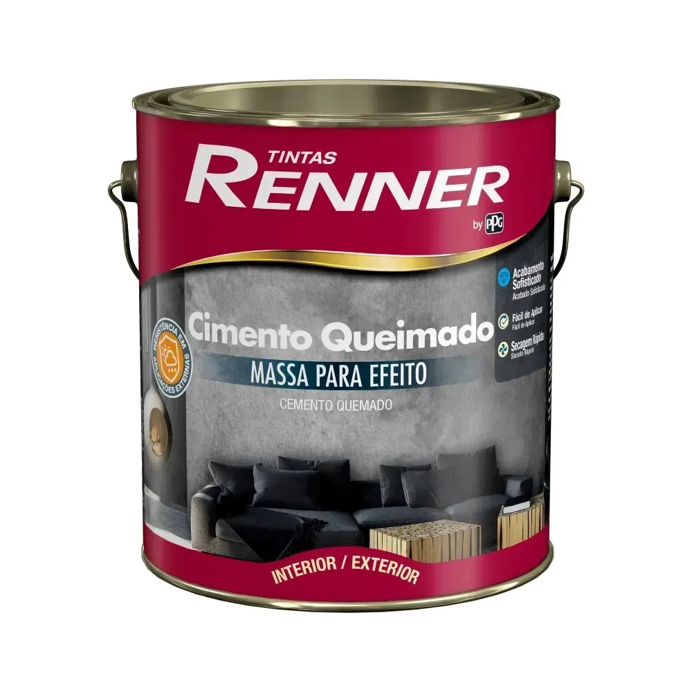 Massa Cimento Queimado Parque Industrial Galão 5kg 4651 Renner