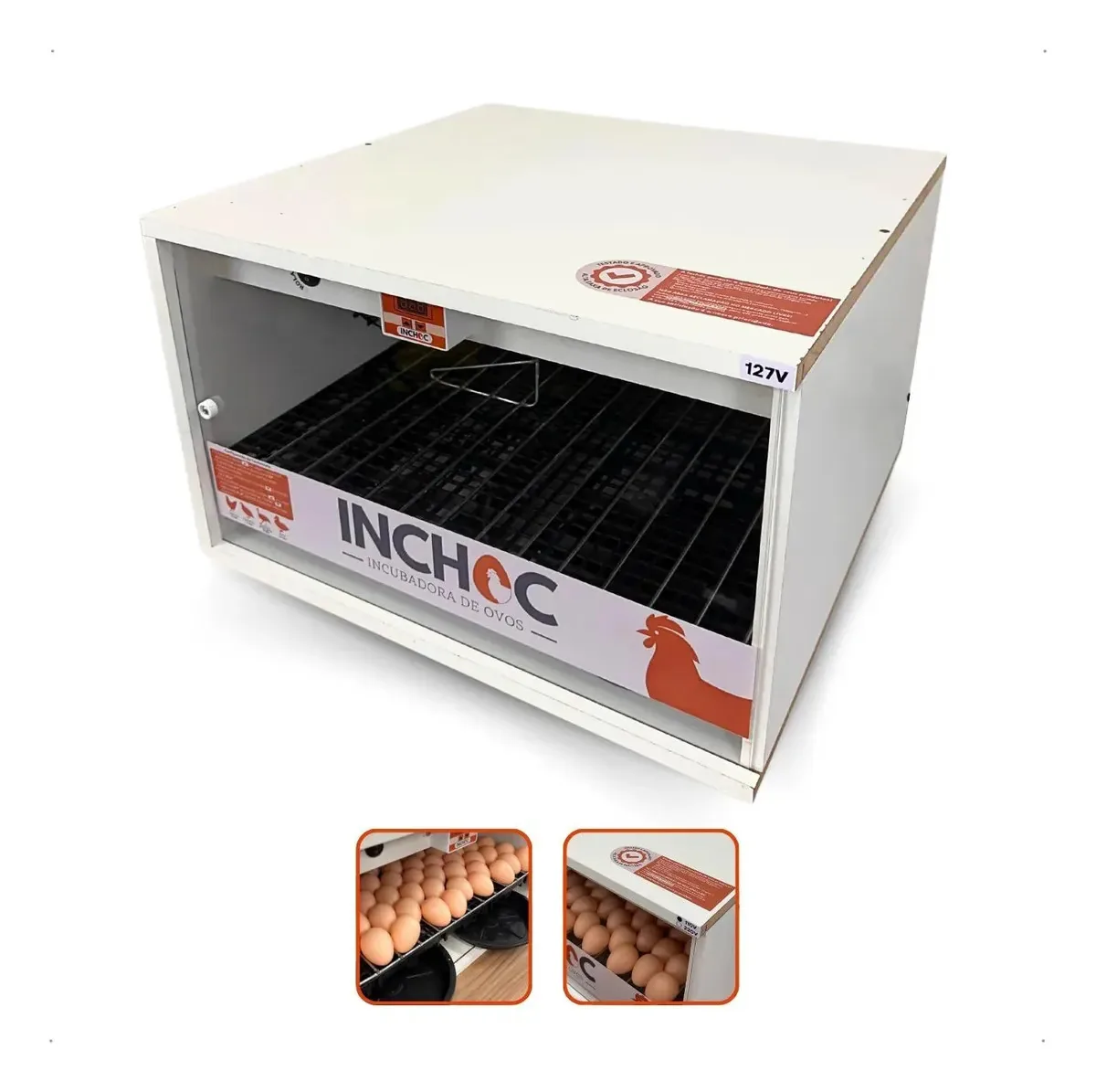 Chocadeira 100 Ovos Galinha Codorna Automatica Profissional