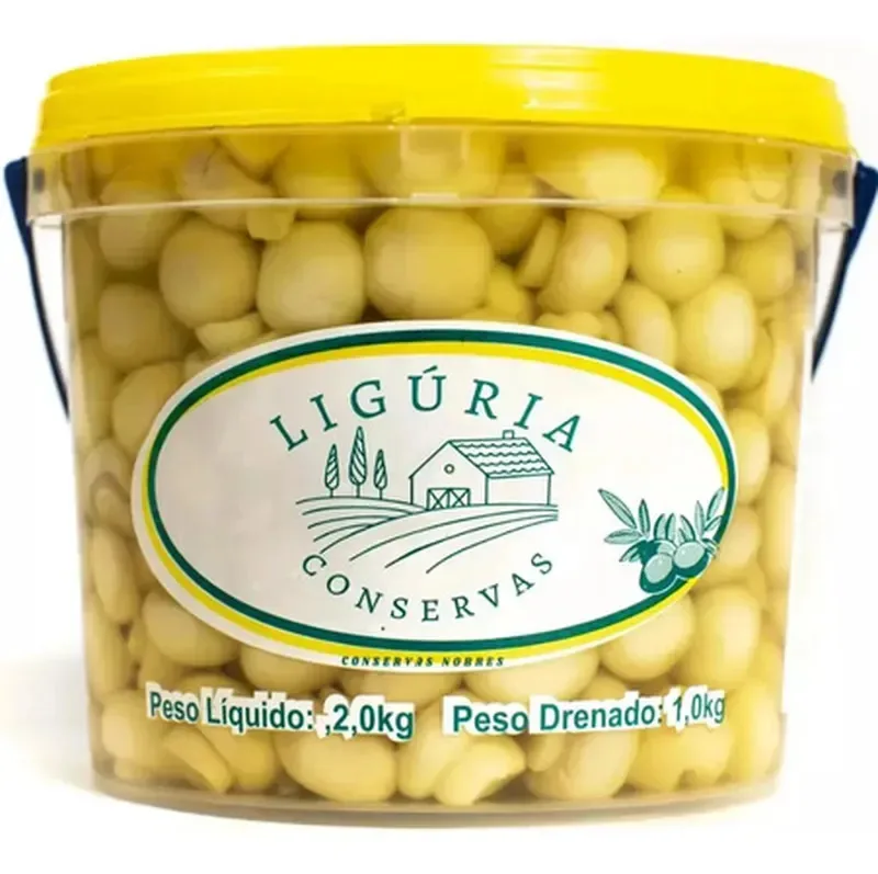 Cogumelo Champignon Inteiro Balde De 2kg - Ligúria Conservas