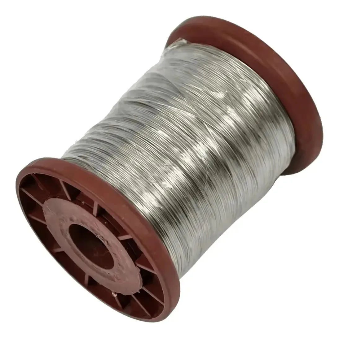 Arame Em Inox 0,55mm Para Caixilhos Apicultura Em Prata
