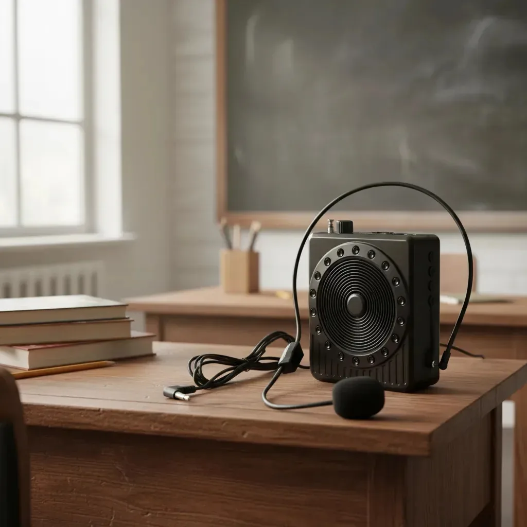 Amplificador De Voz Megafone Com Microfone E Rádio Fm Aula