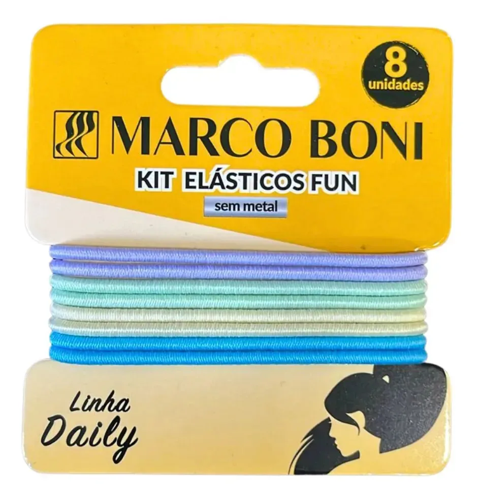 Kit Elasticos Fun 8 Pecas Marco Boni