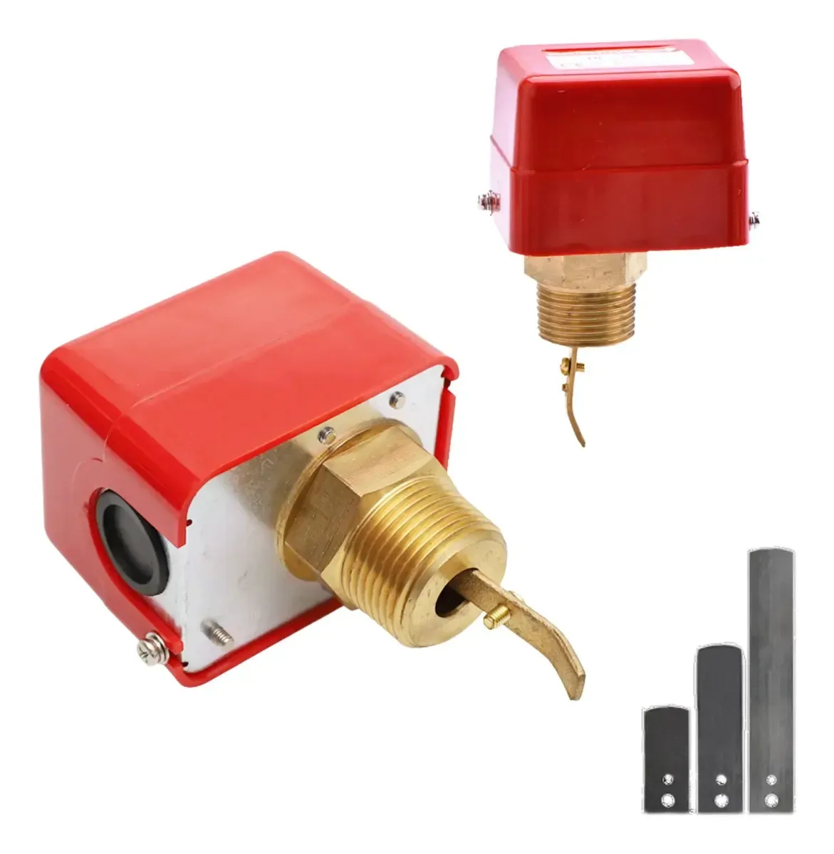 Chave De Fluxo Fluxostato Rosca 3/4 Palheta Inox Água 2 Unds