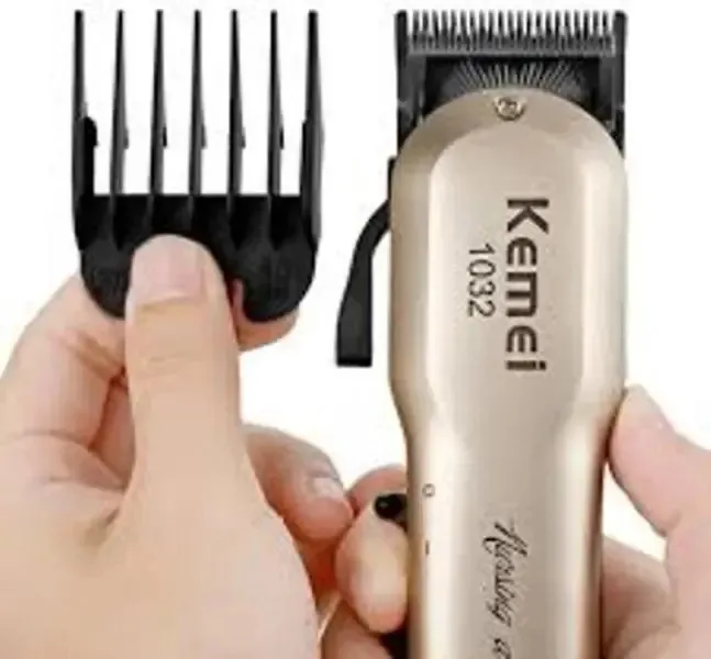 Combo Corte E Acabamento Kemei Km-1032 + Maquina Acabamento