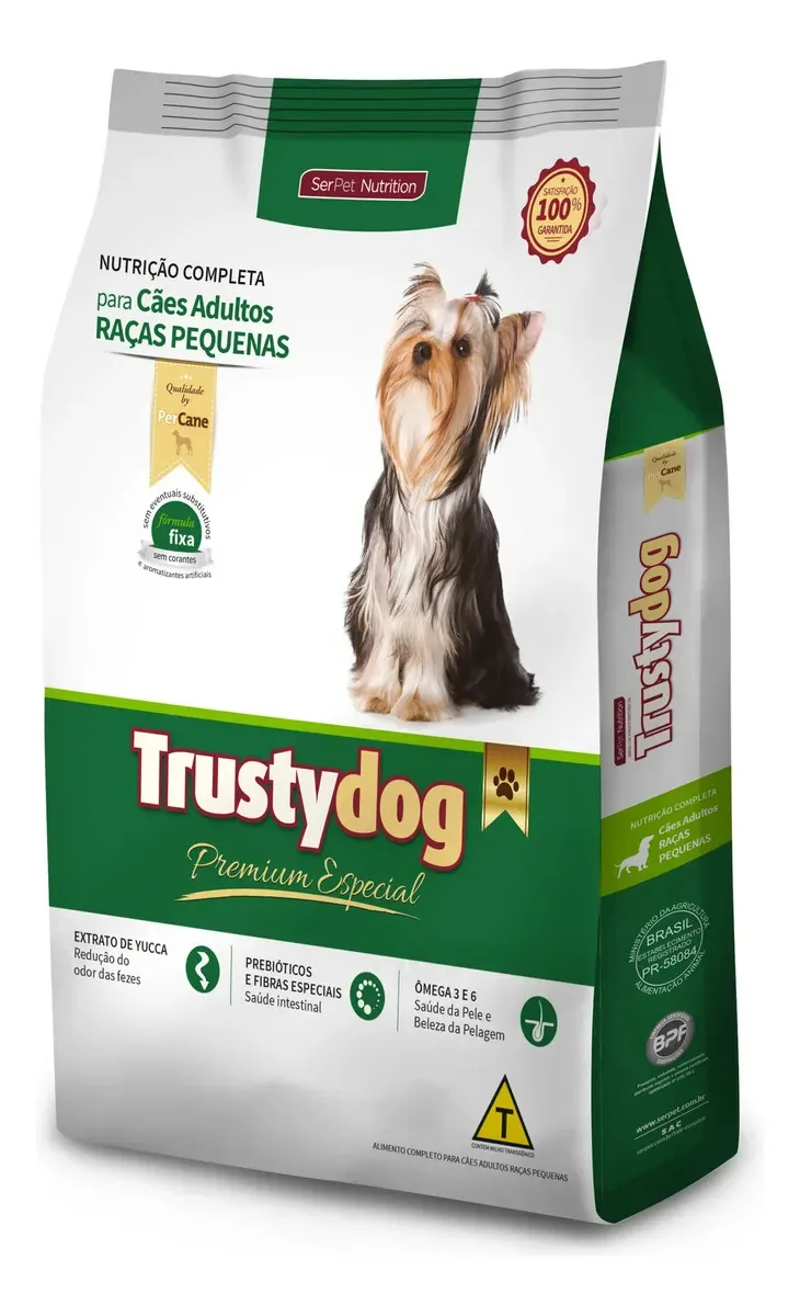 Racao Trustydog Prem.rc.pq.adulta 1kg