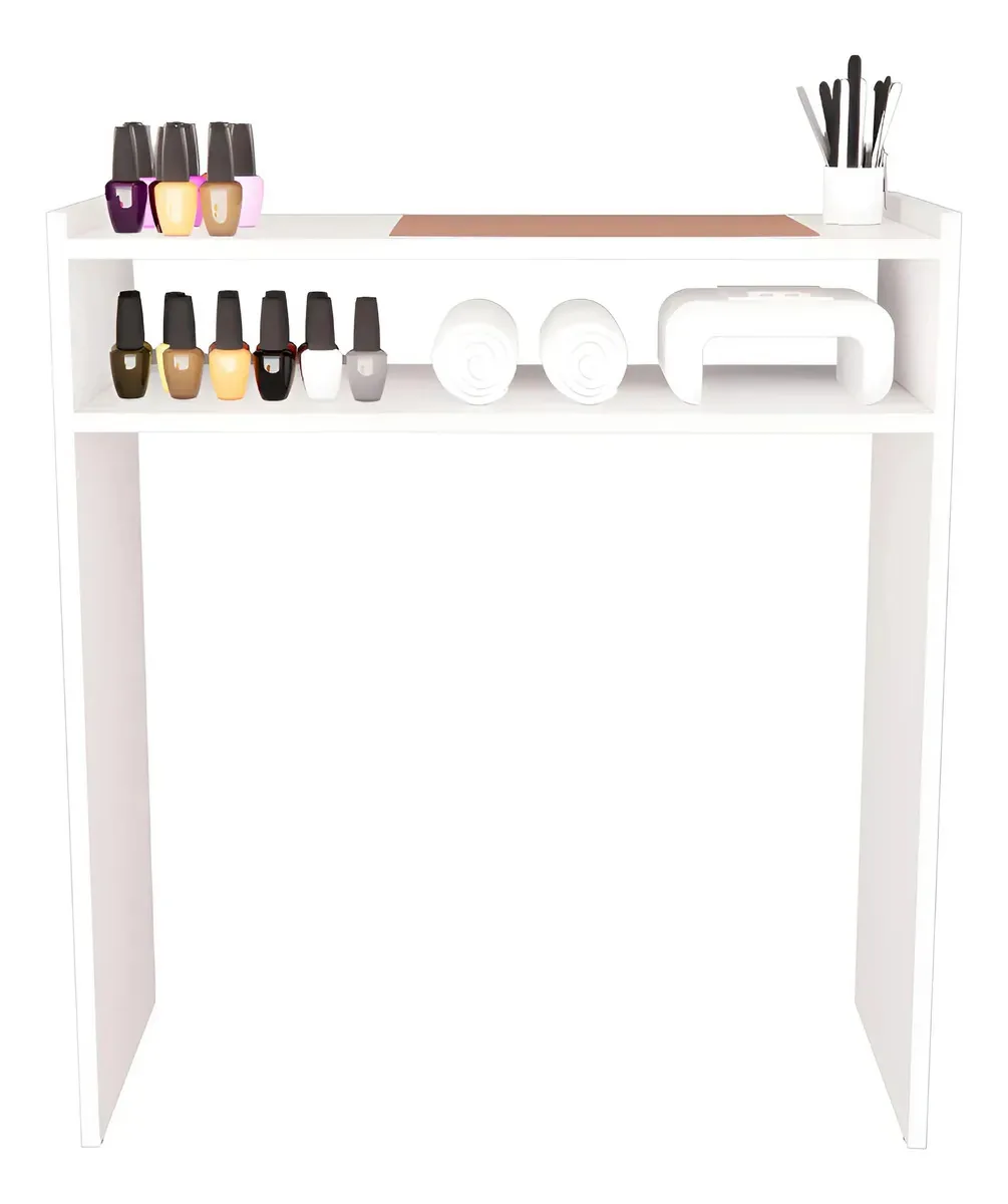 Mesa para manicure HomePlus Decor Mesinha Para Manicure branco
