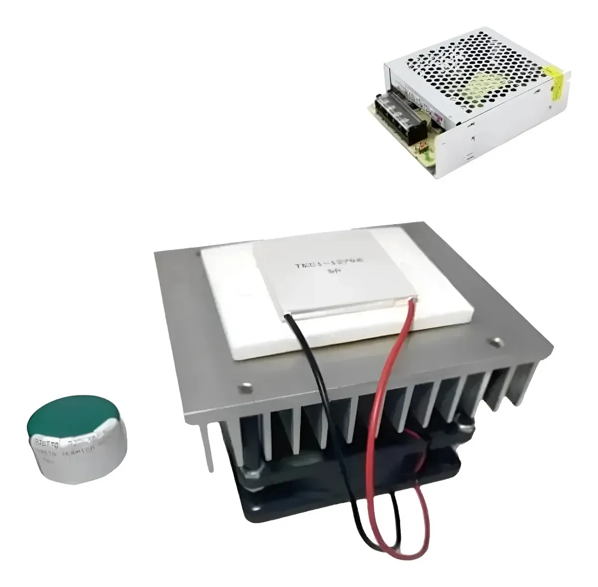 Kit Dissipador + Peltier 12v 6a + Cooler 12v + Fonte 12v 10a
