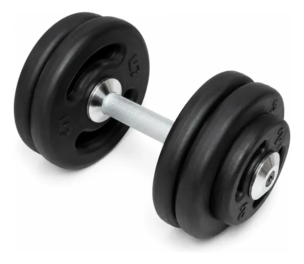 Halter Injetado 26kg Para Academia Musculação Treino Funcional Fitness Exercícios De Força Bíceps Tríceps Ombros E Peitoral