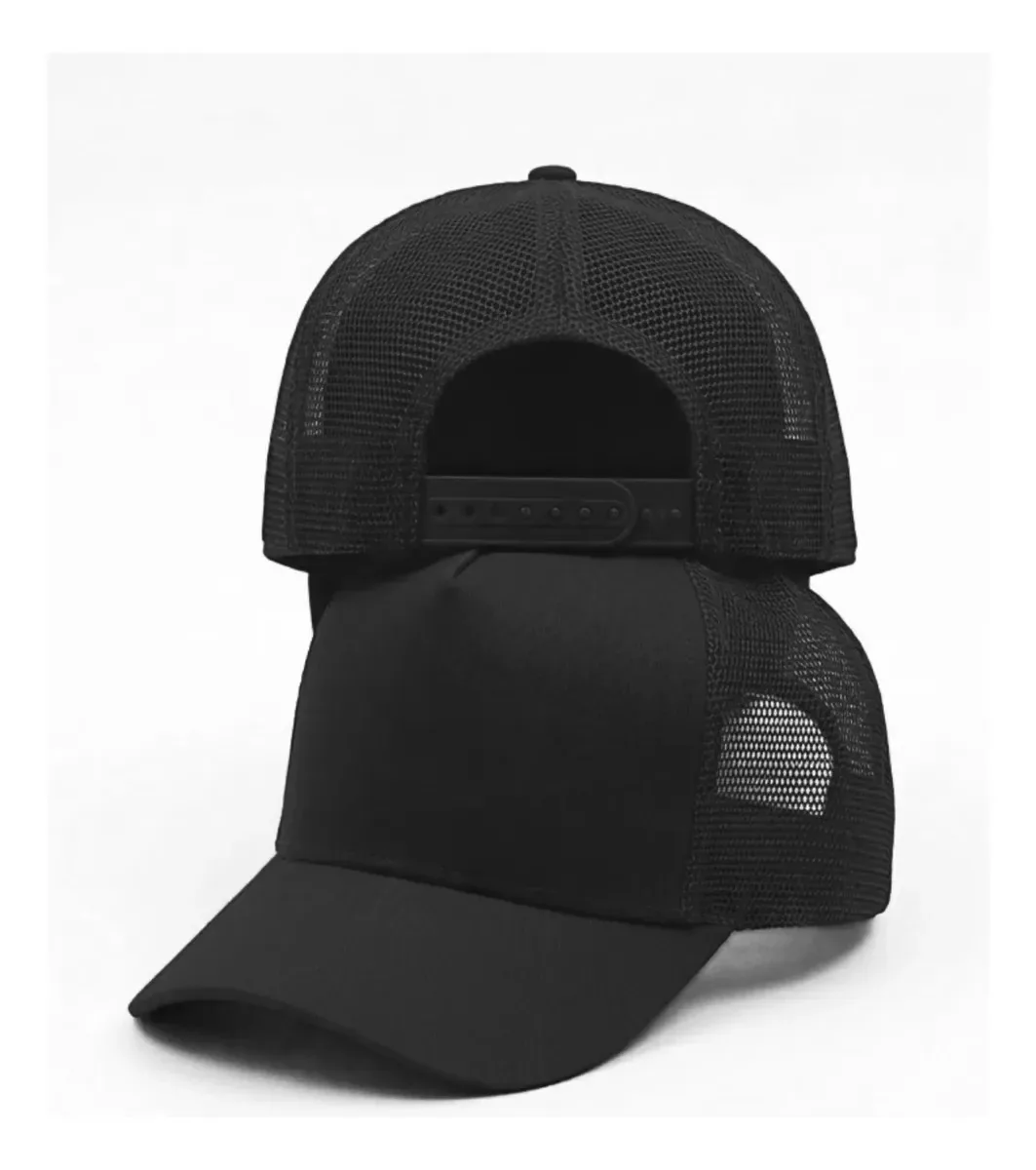 Kit 12 Trucker Bonés - Atacado/revenda/sublimação Cor Preto Tamanho Un