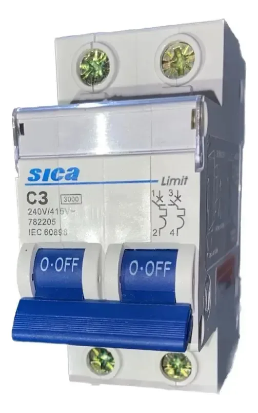 Disjuntor Bipolar 15a Sica