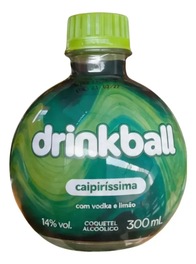 Coquetel Drinkball 300ml - Caipirissima