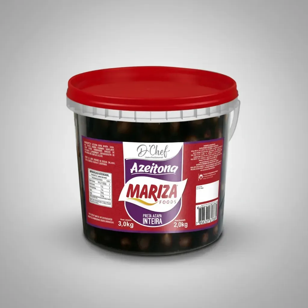 Azeitona Preta Azapa Mariza 2kg