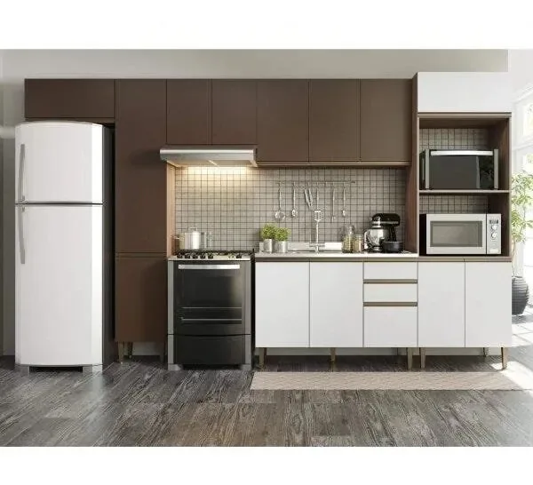 Cozinha Completa 6 Peças 14 Portas Be Mobiliário