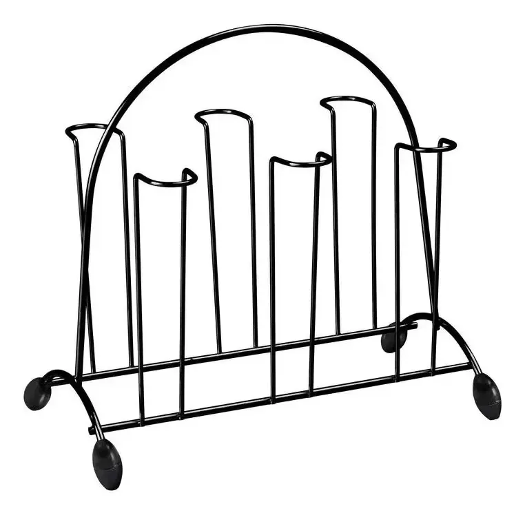 Suporte Para Copos Utimil Pr444 6 Copos Preto