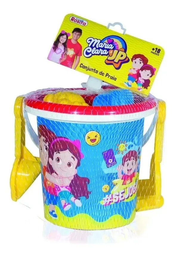Brinquedo Conjunto Baldinho De Praia Maria Clara E Jp Rosita