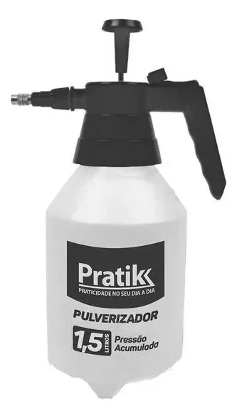 Pulverizador Pratik Agro Manual De Pressão Acumulada, 1,5 L Branco