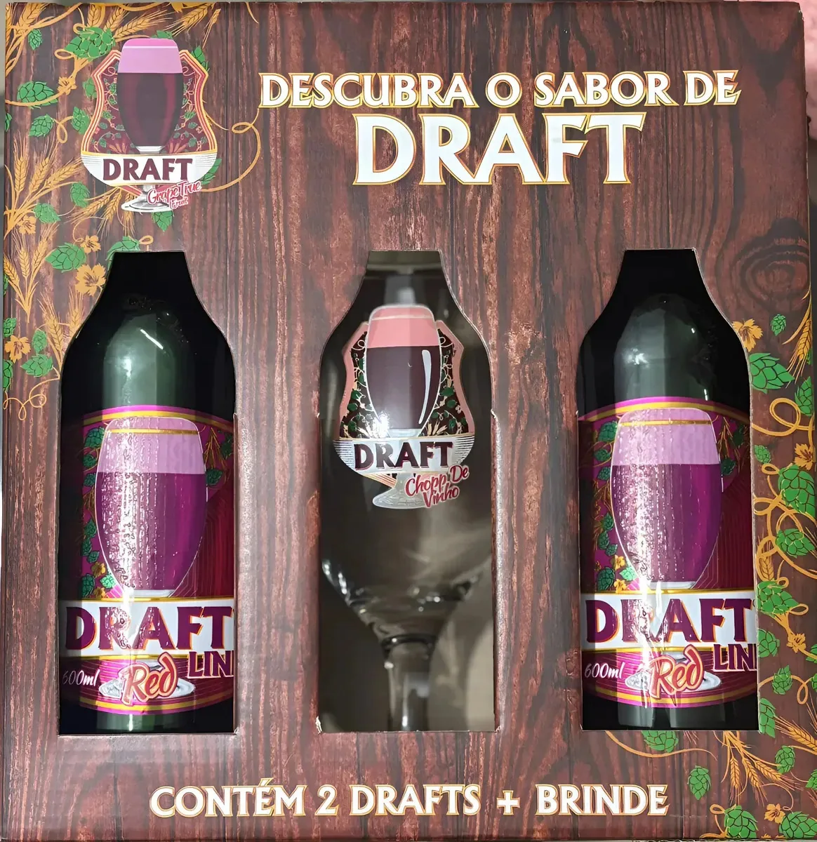Kit Especial 2 Draft Com Taça Exclusiva Da Cosmos Bebidas