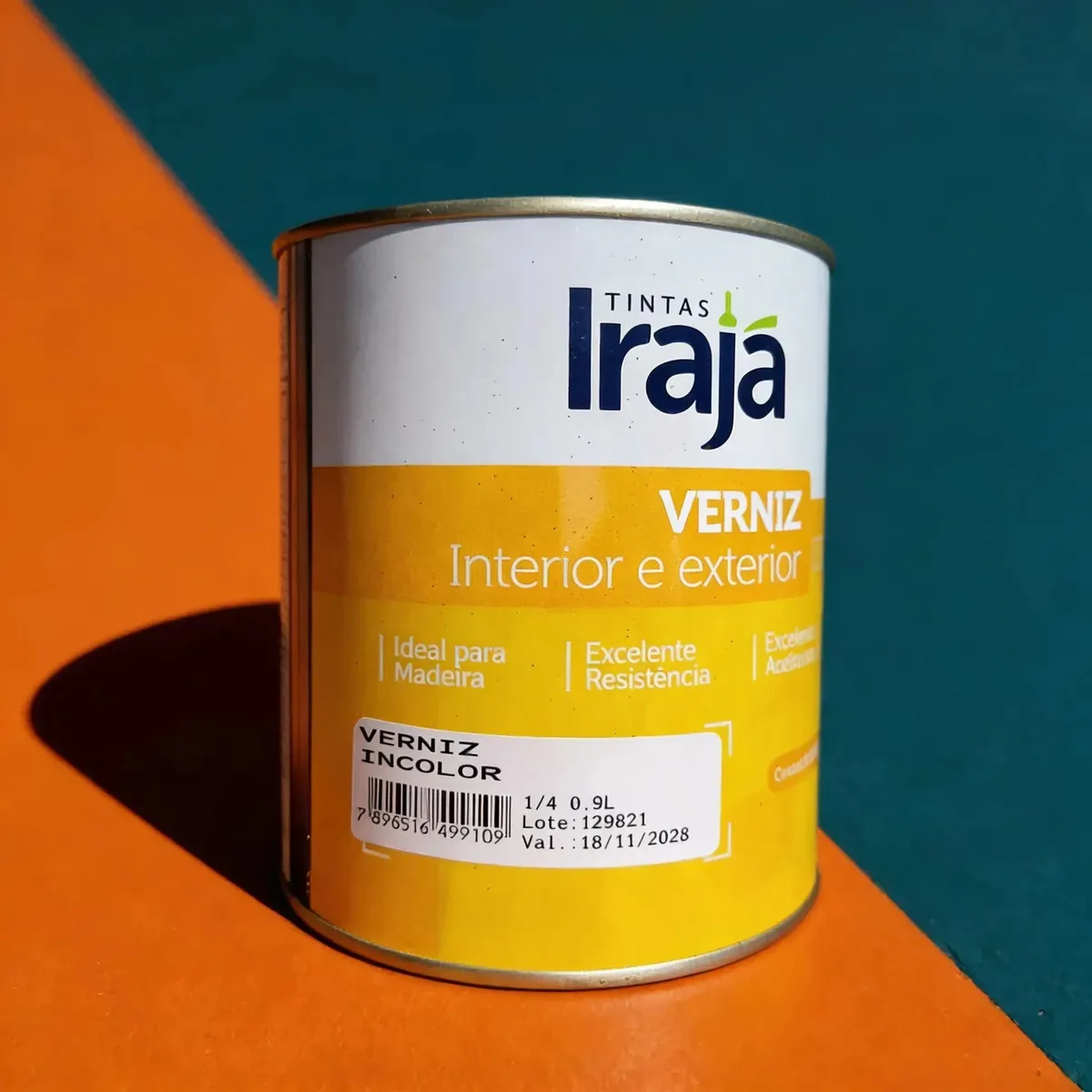 Verniz Para Madeira Irajá Proteção E Acabamento Cores Cerejeira 900ml