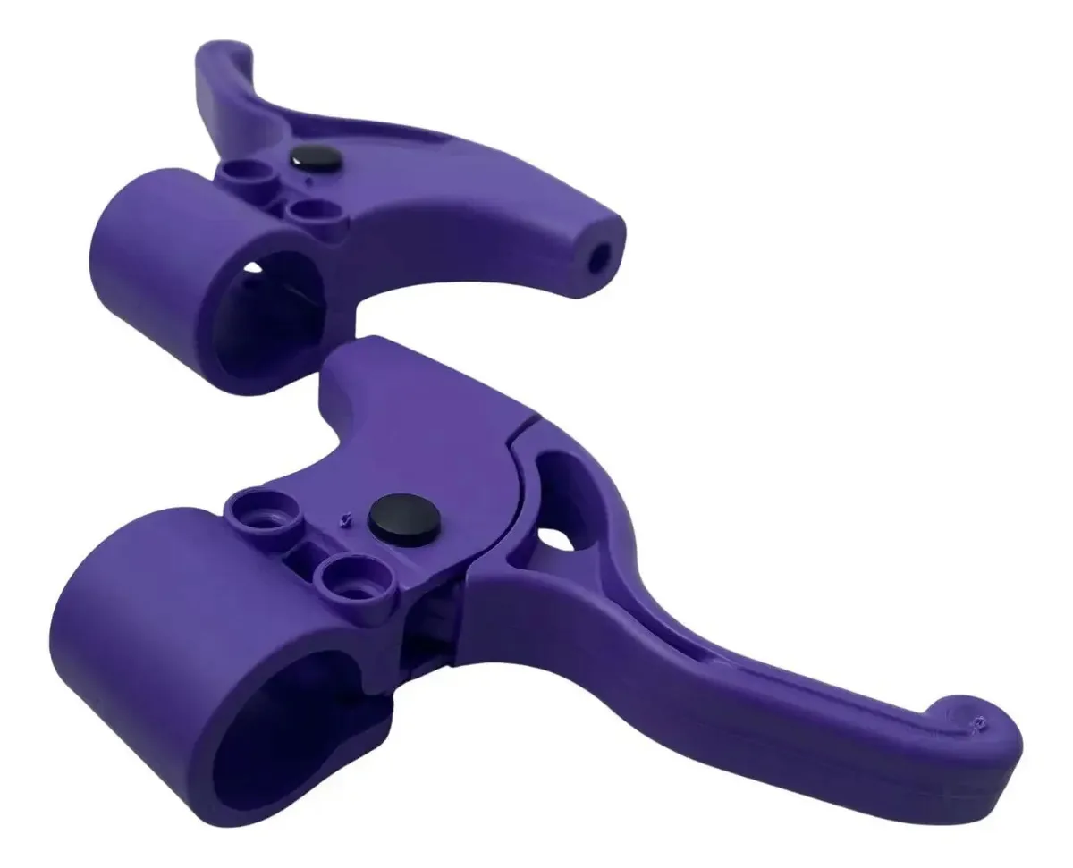 Maçaneta Bike Freio Manete Bicicleta Infantil Aro16 Colorido Cor Roxo