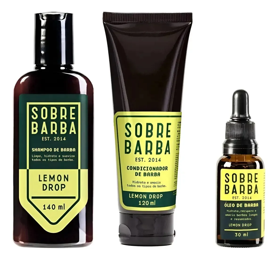 Kit - Trio Lemon Drop - Sobrebarba - Vol. 3