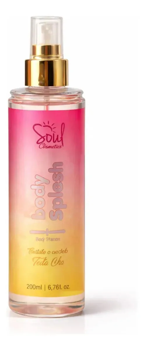 Body Splash Paradox Carinho E Cuidado Todo Dia Soul Cosméticos 200ml